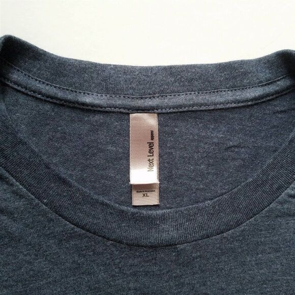 Three Olives Vodka Tee Shirt Heathered Blue - Picture 8 of 8